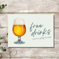 Funny Free Drinks Beer Photo Brewery Wedding