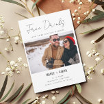 Funny Free Drinks Photo Wedding  Save The Date<br><div class="desc">Funny wedding save the date cards that are always a big hit with family and friends. Free drinks (and we're getting married) photo design - customise the front and backside of card with your wedding details.</div>