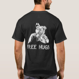 Funny Free Hugs Brazilian Jiu-Jitsu MMA BJJ T-Shirt