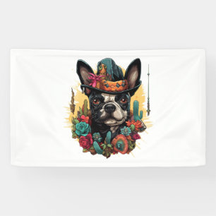 Funny French Bulldog Art  Classic T-Shirt Banner
