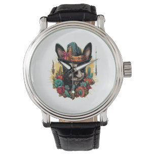 Funny French Bulldog Art  Classic T-Shirt Watch