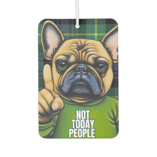 Funny French Bulldog  Car Air Freshener