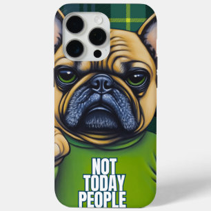 Funny French Bulldog  iPhone 15 Pro Max Case