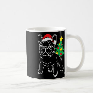 Funny French Bulldog Dog Puppy Christmas Tree Xmas Coffee Mug
