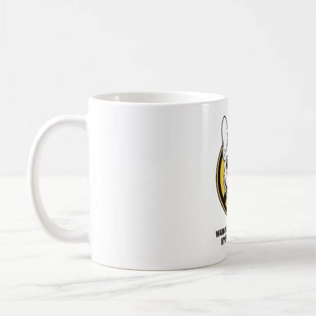 Funny French Bulldog Face Cute Frenchie Design Coffee Mug (Left)