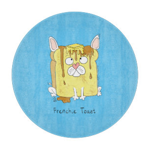Funny French Bulldog Frenchie Cute Dog Cartoon Cutting Board