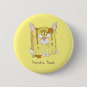 Funny French Bulldog Frenchie Dog Cute Kids 6 Cm Round Badge