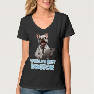 Funny French Bulldog Love Dog Mum Worlds Best Dogt T-Shirt