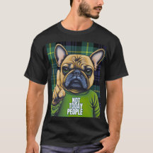 Funny French Bulldog Stylish Plaid for Dog Lovers