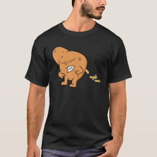 Funny French Fries And Potato Food Eaters For Men T-Shirt
