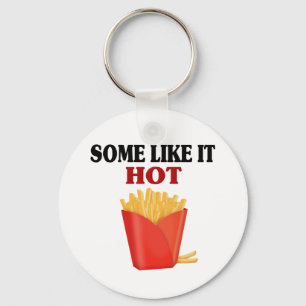 Funny French Fries Key Ring