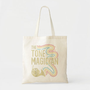 Funny French Horn, Tone Magician Hornist Horn Play Tote Bag