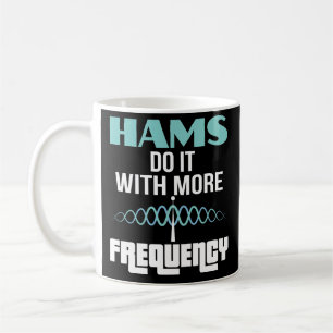 Funny Frequency Ham Radio Operator Coffee Mug Gift