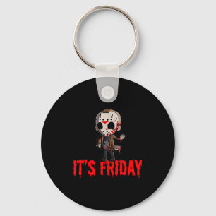 Funny Friday 13th Funny Halloween Horror Key Ring