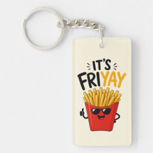 Funny Friday Key Ring