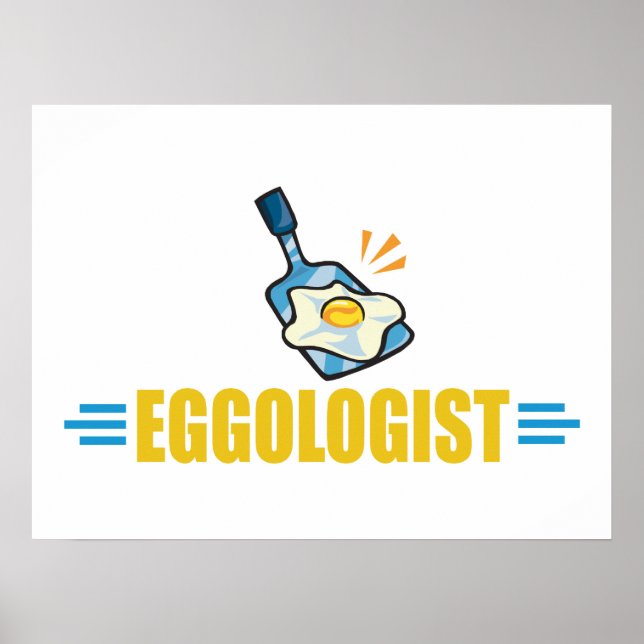 Funny Fried Eggs Poster (Front)