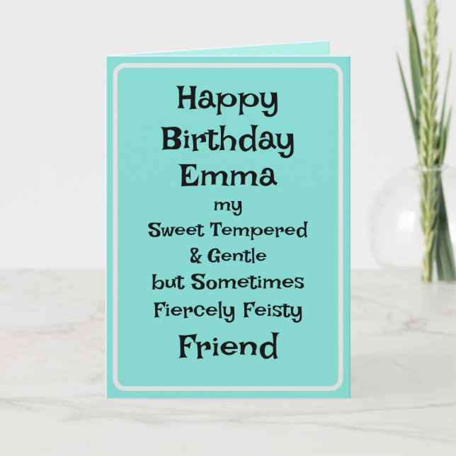 Funny Friend Birthday Card (Front)