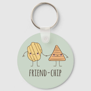 Funny Friend-chip potato chips Key Ring