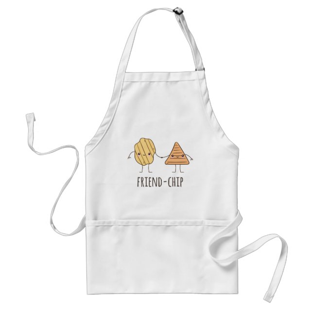 Funny Friend-chip potato chips Standard Apron (Front)