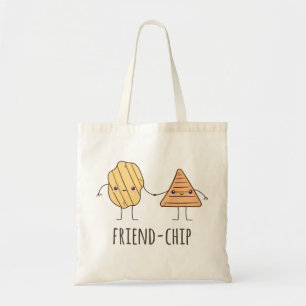 Funny Friend-chip potato chips Tote Bag