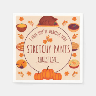 Funny Friendsgiving Party Tableware Napkin