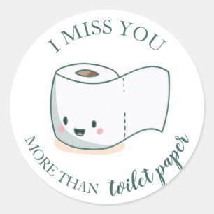 Funny Friendship Classic Round Sticker