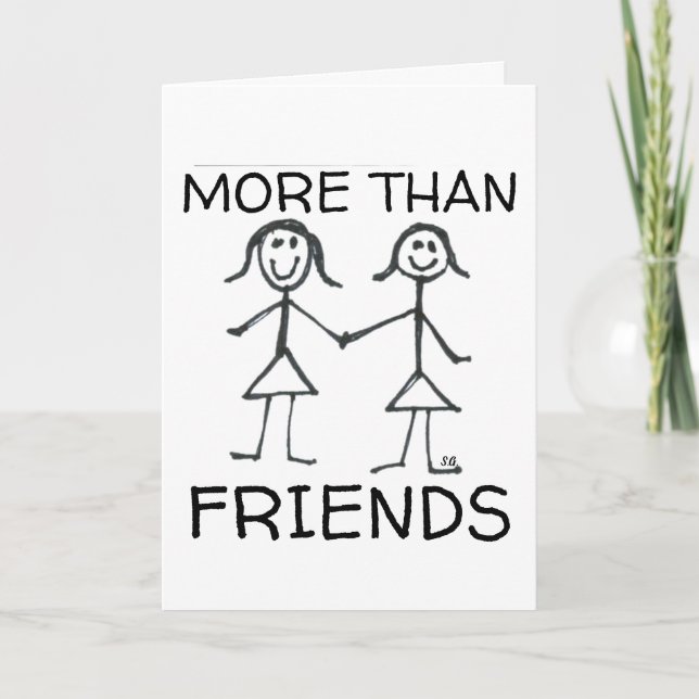  FUNNY FRIENDSHIP GANG GIRLS GREETING CARDS (Front)
