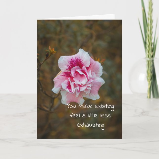 Funny Friendship Humour Card (Front)