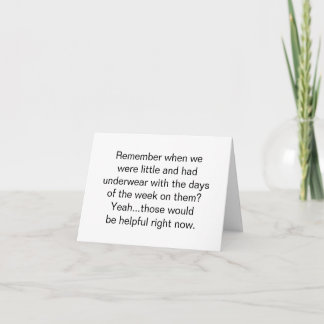 Funny Friendship Thank You Card