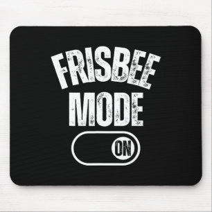 Funny Frisbee Art For Men Women Flying Disc Golf L Mouse Mat