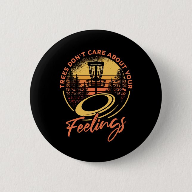 Funny Frisbee Golf Disc Golf Player  6 Cm Round Badge (Front)