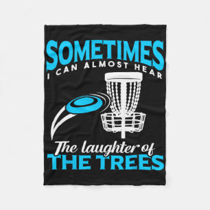 Funny Frisbee Golf Disc Golf Player Men  Fleece Blanket