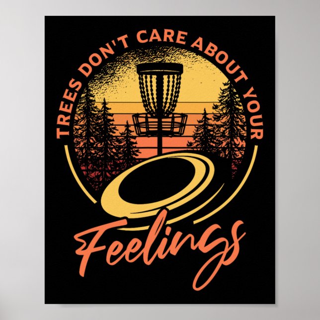 Funny Frisbee Golf Disc Golf Player  Poster (Front)