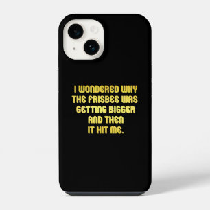 Funny Frisbee Joke iPhone 14 Case