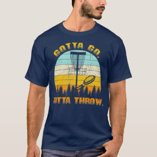 Funny Frisbee Retro Disc Golf Quote Stupid Tree 10 T-Shirt