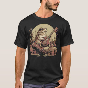 Funny Frog Banjo Music Nature Frogs T-Shirt