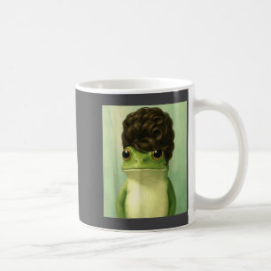 Funny Frog Beehive Bob Haircut Meme  Coffee Mug