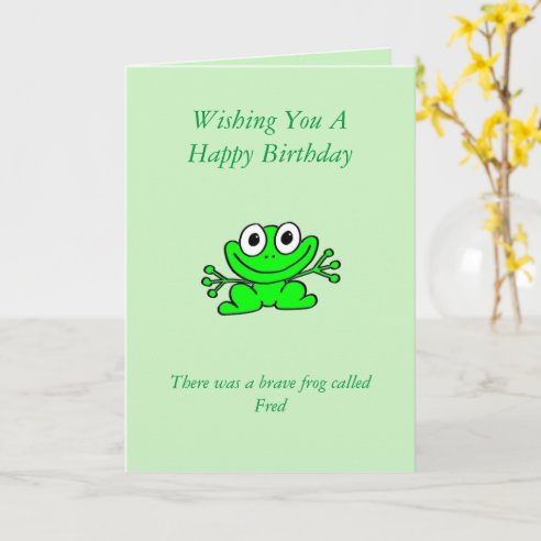 Funny Frog Cards | Zazzle UK