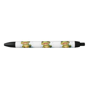 Funny frog black ink pen