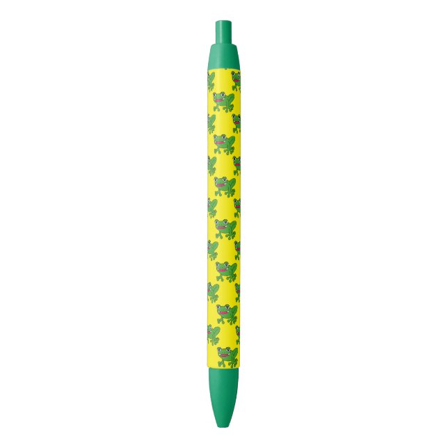 Funny frog black ink pen (Front Vertical)