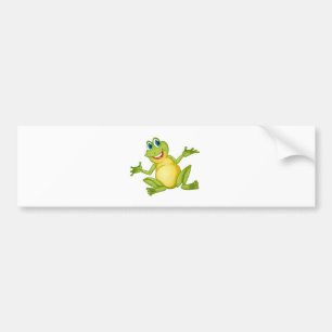 funny frog bumper sticker