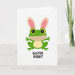 Funny Frog Friend Card