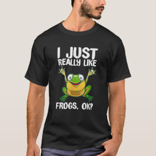 Funny Frog Gift For Kids Men Women Cool Tadpole T-Shirt