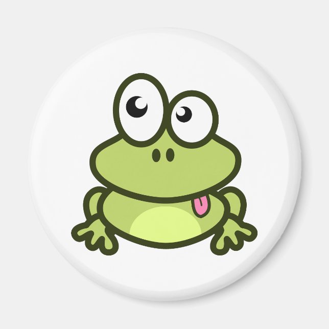 Funny frog magnet (Front)
