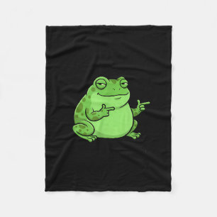 Funny Frog Me No Problemo Narrator But It Was All  Fleece Blanket