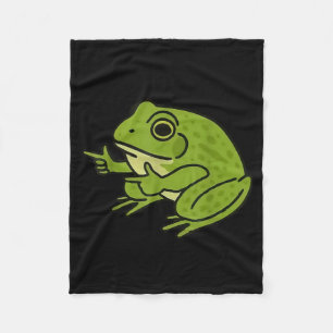 Funny Frog Me No Problemo Narrator But It Was All  Fleece Blanket