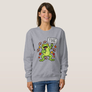 Funny Frog Meme Satire – United States of Kingdom Sweatshirt