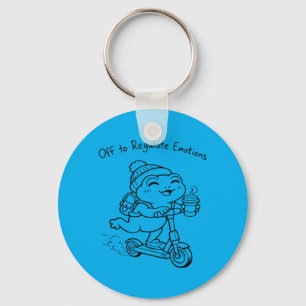 Funny Frog Mental Health Counsellor Off to Regulat Key Ring
