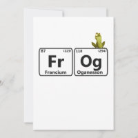 Funny Frog Periodic Table Elements Funny Science