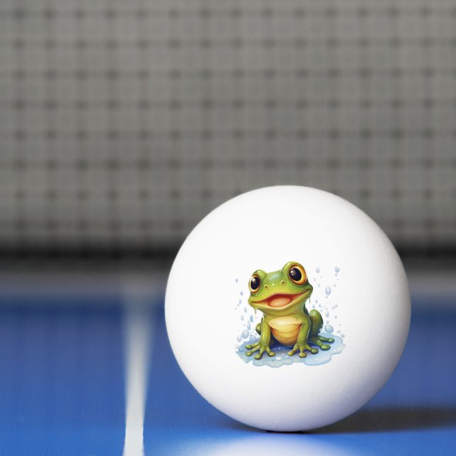 Funny frog ping pong ball (Net)